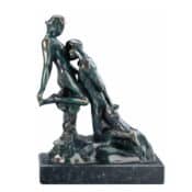 Skulptur "Ewiges Idol" (Idole éternelle) von Auguste Rodin, aus Bronze und Diabas