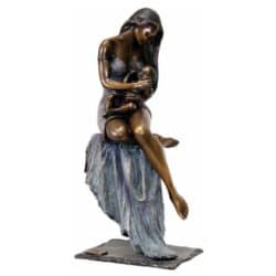 Skulptur "Mother's Love" von Manel Vidal, aus feiner Bronze, limitierte Auflage