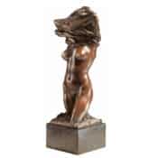 Costanzo Mongini: Skulptur "Seduzione - Die Verführung", Bronze