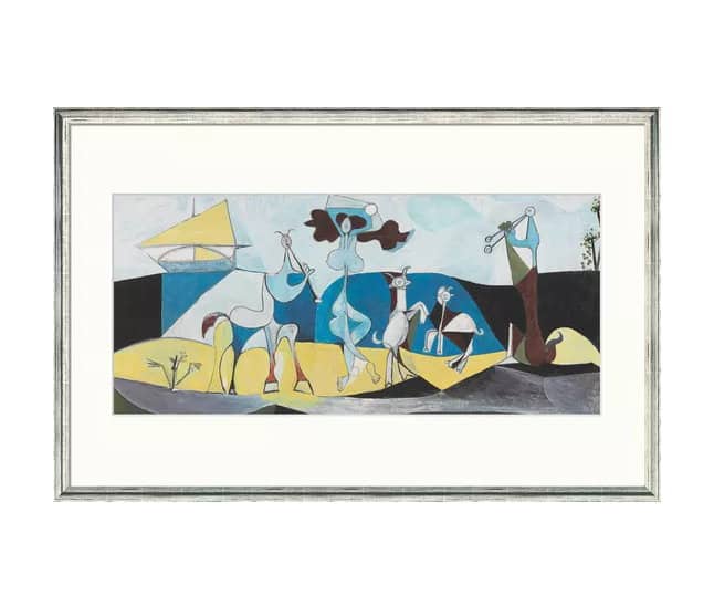 Pablo Picasso: "Die Freude des Lebens" (1946), llimitierte Reproduktion auf Bütten