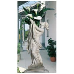 Outdoor statuette "Goddess Flora" by Roman Johann Strobl, version in artificial marble