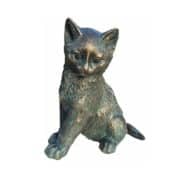 Gartenskulptur "Junges Kätzchen" aus Bronze