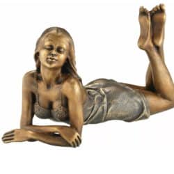Bronzeskulptur "Aitana" von Manel Vidal, Outdoor Skulptur