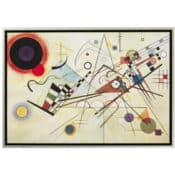Abstrakte Malerei "Komposition VIII" (1923) von Wassily Kandinsky, limitierte Reproduktion, Giclée auf Leinwand