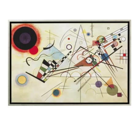 Abstrakte Malerei "Komposition VIII" (1923) von Wassily Kandinsky, limitierte Reproduktion, Giclée auf Leinwand