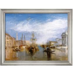 "Canal Grande" (1835) von William Turner (Romantik), limitierte Reproduktion auf Leinwand