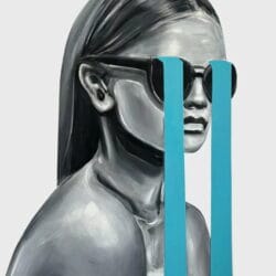 "UNLIMITED THOUGHTS" (2023) - Acrylmalerei von Edyta Grzyb
