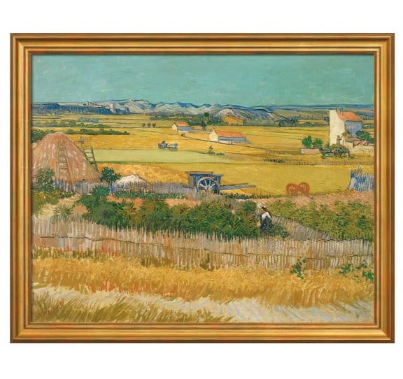 "Die Ernte" (1888) von Vincent van Gogh, limitierte Reproduktion
