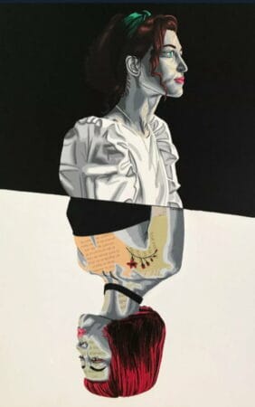 "Women" (2023) - Mixed Media Gemälde von Annabelle Amory