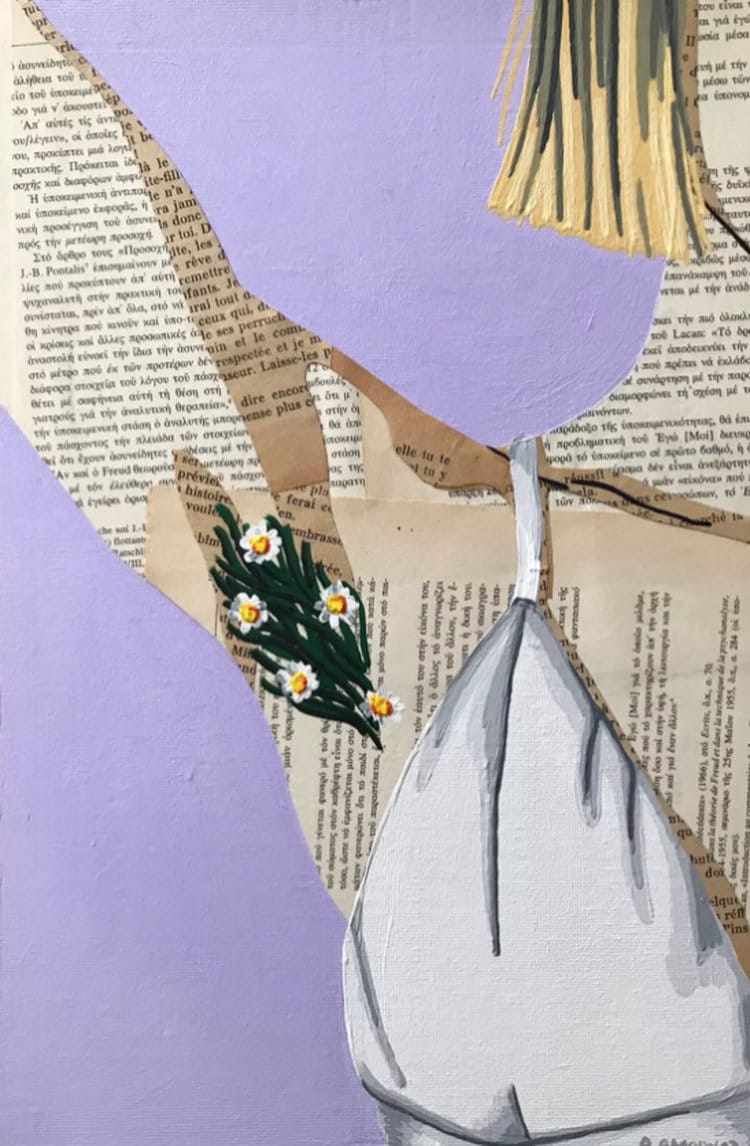 &quot;Ecofeminism&quot; (2023) - Small -format mixed media collage by Annabelle Amory
