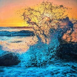 Hyperrealistisches Ölgemälde "Light of Hope" von Daria Dudochnykova
