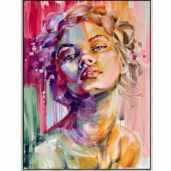 Acrylverfschilderij "Emoties" (2023) (Origineel / Uniek stuk) van Gerti Landwehr