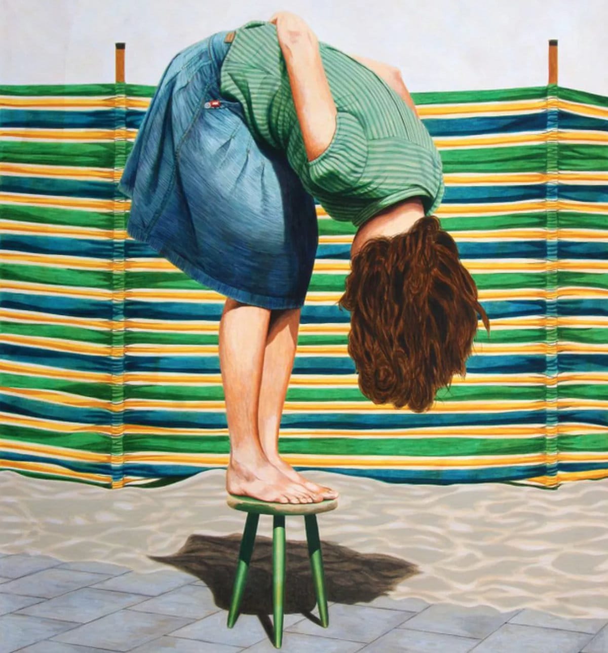 "Witkam 1" (2009) - Acrylmalerei von Erlend Steiner Lovisa