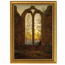 Caspar David Friedrich: "Der Träumer" (um 1835), limitierte Reproduktion auf Leinwand