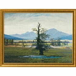 Caspar David Friedrich: "Der einsame Baum" (1822), limitierte Reproduktion