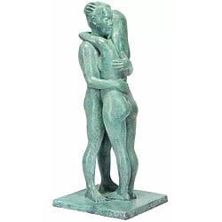 Bronzeskulptur "Liebespaar" von Sorina von Keyserling