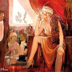 "Heures Espagnoles" von Bernard Peltriaux, limitierte Giclée Fine Art Print Edition