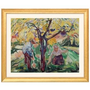 "Apfelbaum" (1921) von Edvard Munch, Reproduktion auf Papier "Apfelbaum" (1921) von Edvard Munch, Reproduktion auf Papier
