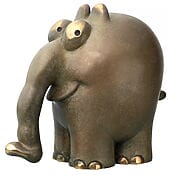 Bronze sculpture &quot;Ottifant&quot; by Otto Waalkes