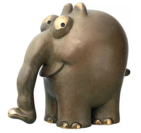 Bronze-Skulptur "Ottifant" von Otto Waalkes Miniaturansicht für das Anzeigenbild