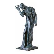 Bronze sculpture &quot;Pierre de Wissant&quot; by Auguste Rodin, museum replica