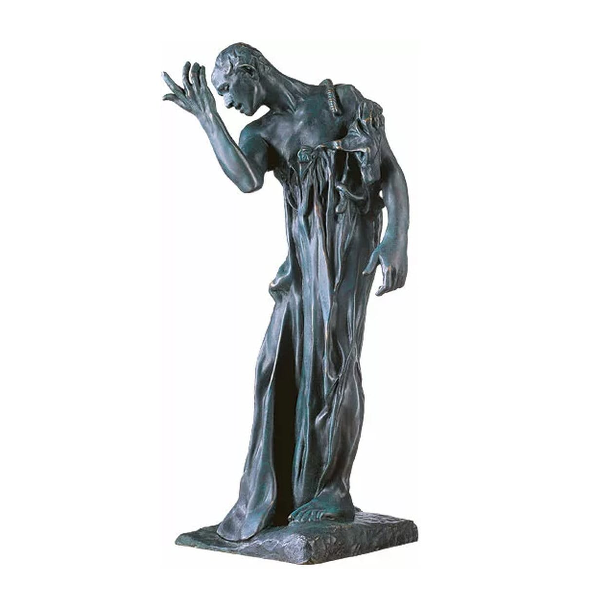 Sculpture en bronze &quot;Pierre de Wissant&quot; par Auguste Rodin, réplique du musée
