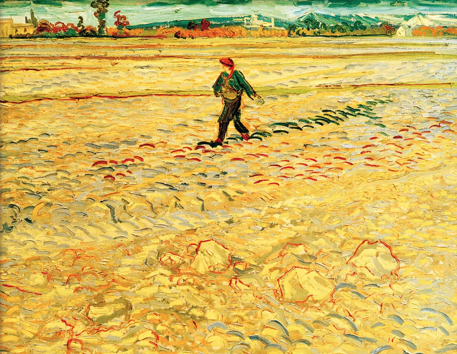 Vincent van Gogh: &quot;Le Semeur (Der Sämann)&quot; (1888), Giclée on canvas