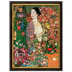 "Die Tänzerin" (1916-18) von Gustav Klimt, Giclée-Reproduktion auf Leinwand
