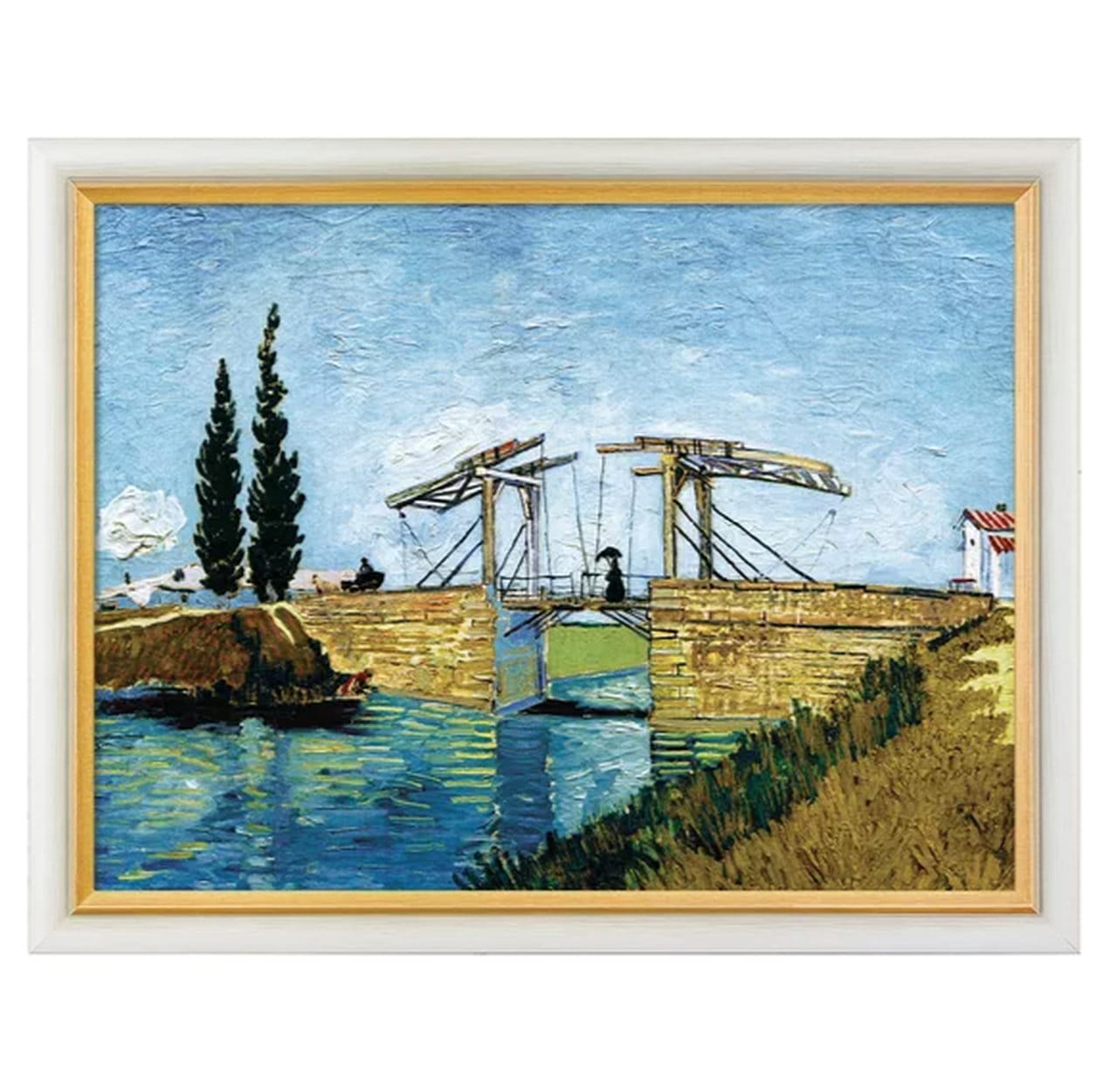 &quot;The Zugbrücke&quot; (1888) by Vincent van Gogh, limited reproduction