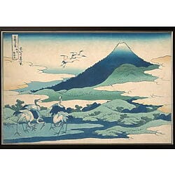 "Umezawa Manor in der Provinz Sagami" (um 1830-32) von Katsushika Hokusai