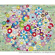 Japanischer Pop Art "Forest Koropokuru" (2020) von Takashi Murakami, limitierter Siebdruck