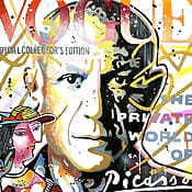Pop art painting &quot;Pablo Picasso, The Women of his Life&quot; (2023) by Patrick Cornée