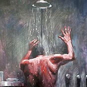 Leinwandgemälde "Hard days Night" (2019) von Igor Shulman