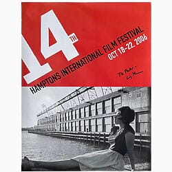 Handsignierte Lithografie "Hamptons International Film Festival Poster" von Cindy Sherman