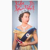 „Queen Elizabeth II“ (2012) von Mr. Brainwash, handsignierte Lithographie