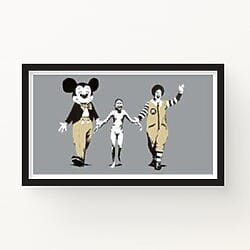 &quot;Napalm&quot; (2004) by Banksy, limited screen printing