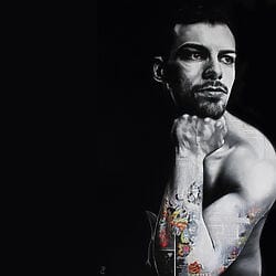 Collage "SKIN_01" (2014) von Alessandra Pagliuca