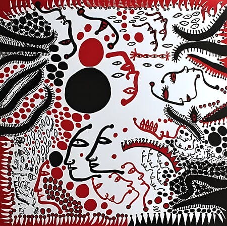 "I Want To Sing My Heart Out In Praise of Life" (2009) von Yayoi Kusama, Offsetlithographie