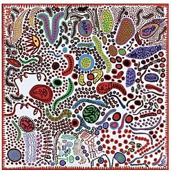 "The Endless Life of People" (2010) von Yayoi Kusama, Offsetlithographie