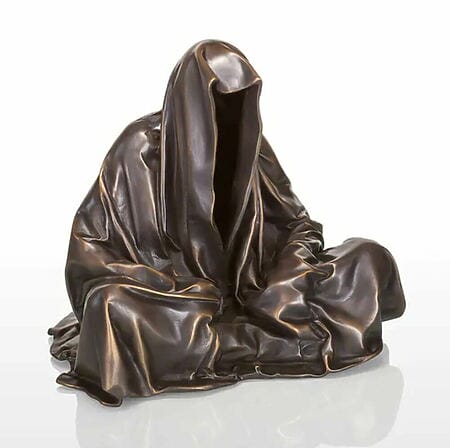 "Guardian of Time" - Mystische Outdoor Skulptur von Manfred Kielnhofer, limitierte Bronzefigur