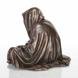 "Guardian of Time" - Mystische Outdoor Skulptur von Manfred Kielnhofer, limitierte Bronzefigur