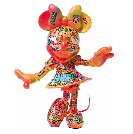 Pop Art Skulptur "Minnie in Love" von Sabrina Seck, limitierte Edition als Kunstguss