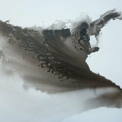 Abstraction &quot;Immersion&quot; (2011) par Muriel Napoli, l&#39;acrylique et l&#39;encre sur toile