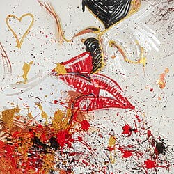 Sinnliches Acrylgemälde "Lovers" (2022) von Ares Yannakopoulos