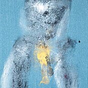 Erotisches Acrylgemälde "Körperwelten 01" (2019) von Ares Yannakopoulos