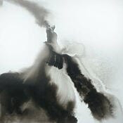 Abstrakte Tuschemalerei "Téphras" (2011) von Muriel Napoli Abstrakte Tuschemalerei "Téphras" (2011) von Muriel Napoli