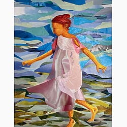 Collage "Three Sheets to the Wind" (2022) von Silvana Soriano