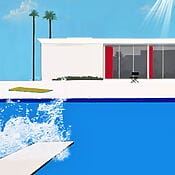 Digitales Kunstwerk "Splash II" (2021) von Jochen Cerny
