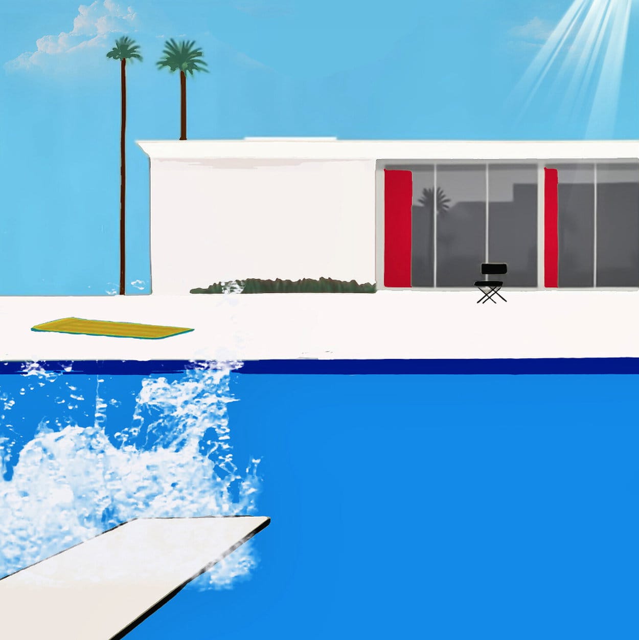 Digital work of art &quot;Splash II&quot; (2021) by Jochen Cerny
