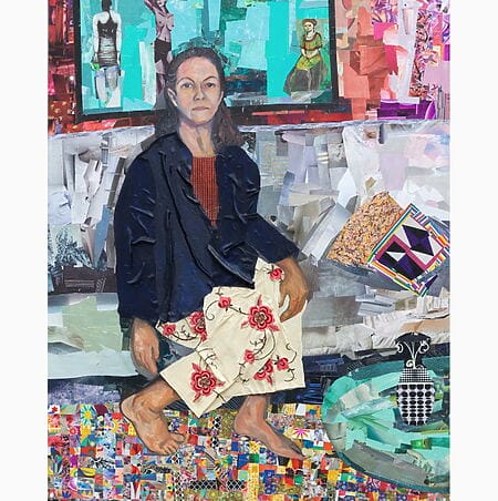 Collage &quot;Jenny&quot; (2021) di Silvana Soriano